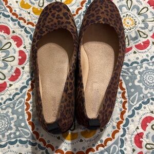 Dr. Scholl's Brown Leopard Flats